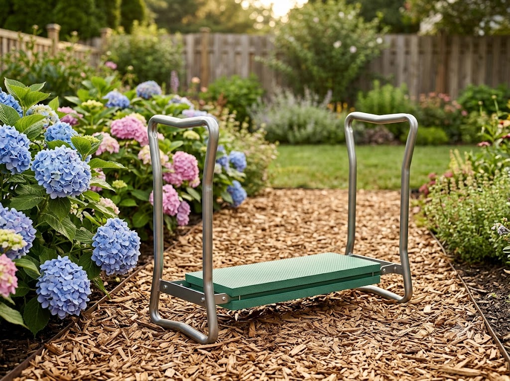 Editorial gardening experts collaborating together in a domestic backyard plot